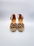 Via Vai flora braid giaguaro brown espadrilles